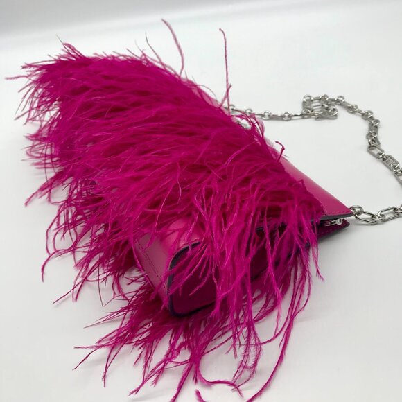 Michael Kors Deep Pink Tabitha Clutch - Picture 8 of 12
